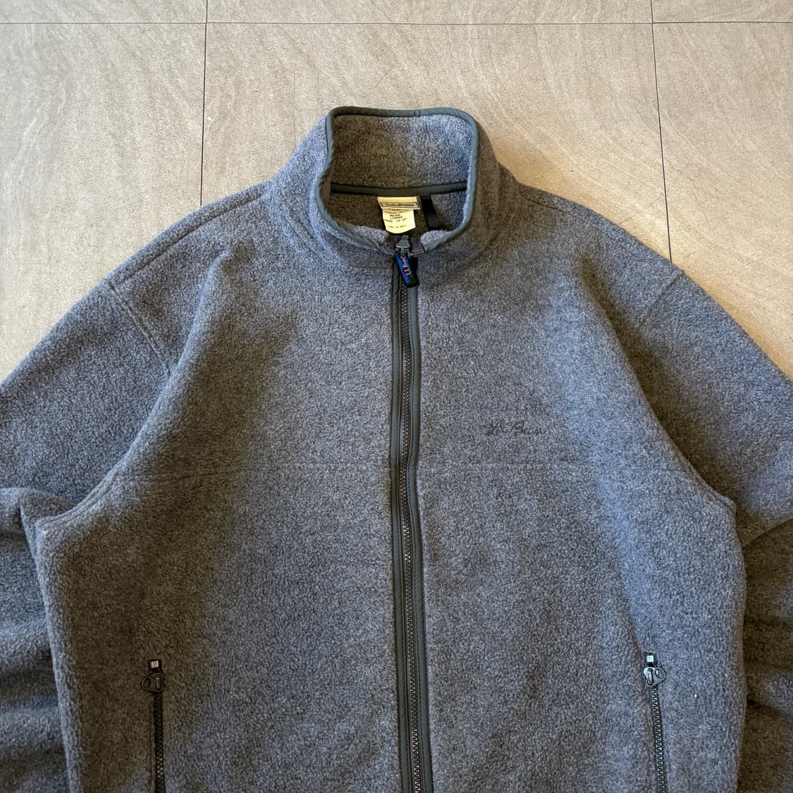 90s L.L.bean 90년대 미국 생산 엘엘빈 그레이 신칠라 플리스  상품이미지3
