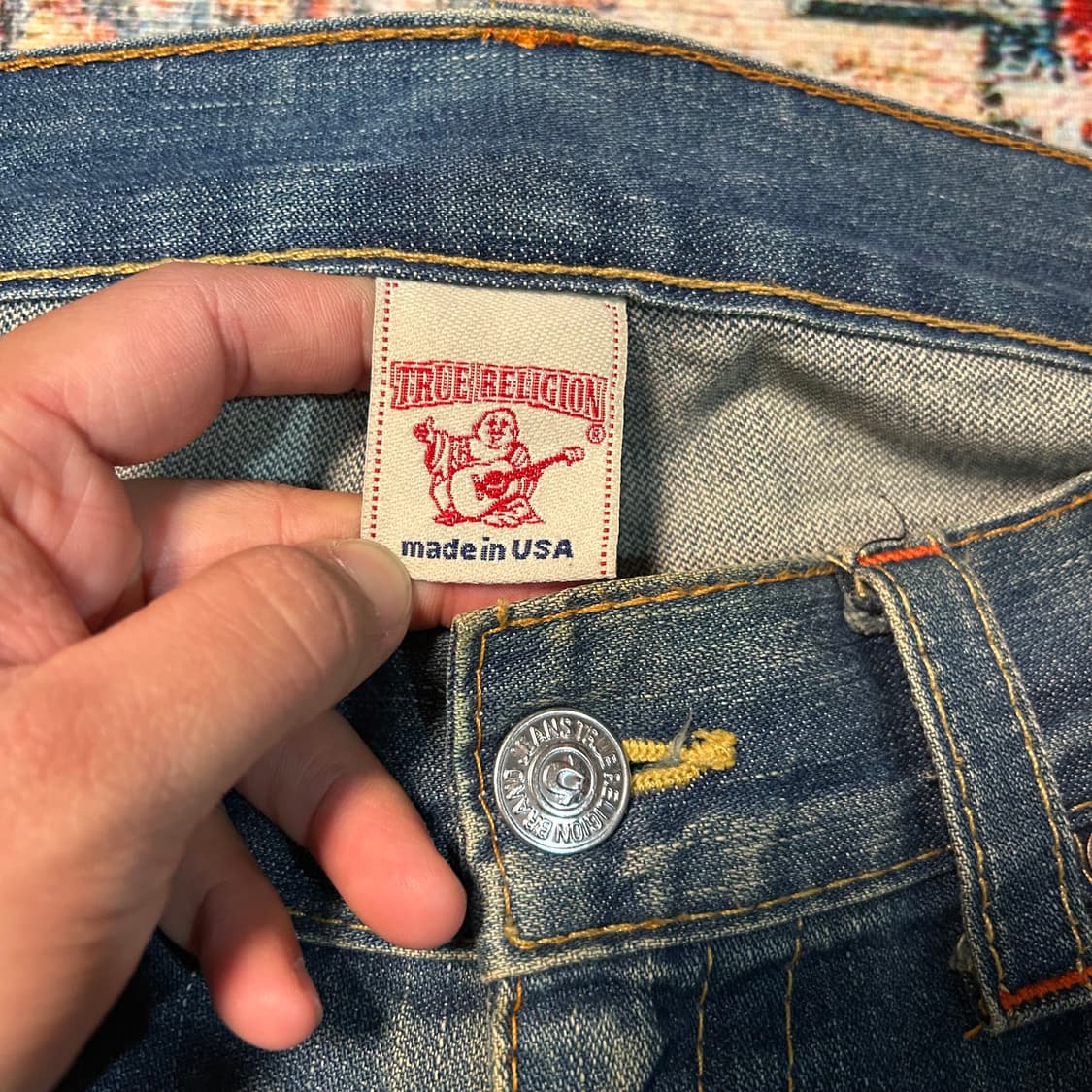 [34] 트루릴리전 빌리 부츠컷 데님팬츠 상품이미지5