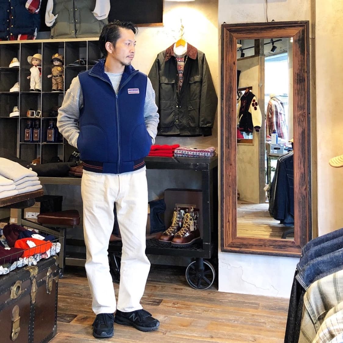 웨어하우스 클래식 파일 베스트 M 상품이미지8