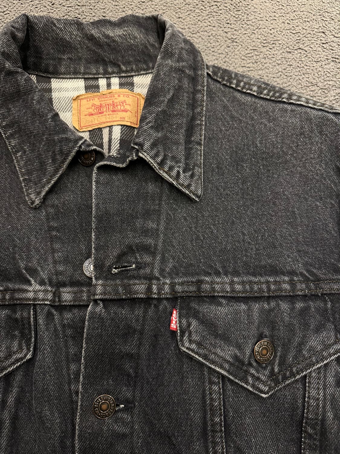 리바이스 90s 70411 버팔로체크 트러커 처분  상품이미지4