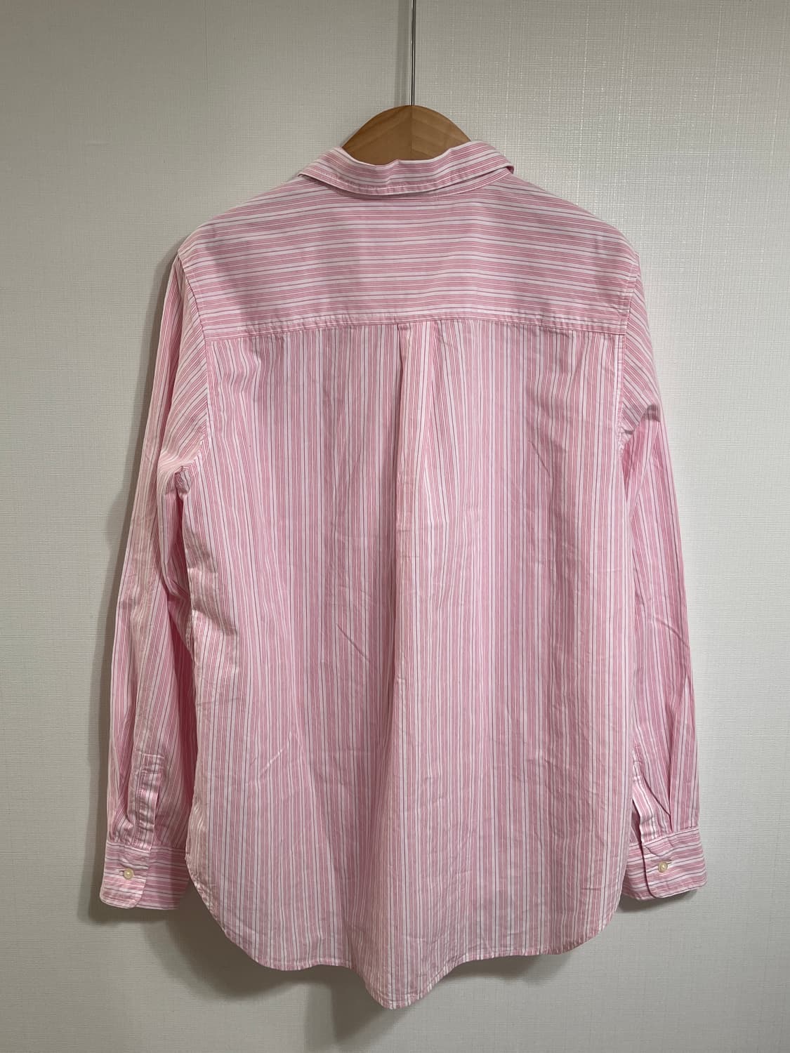 gap 갭 클래식 셔츠 핑크 스트라이프 M 상품이미지5