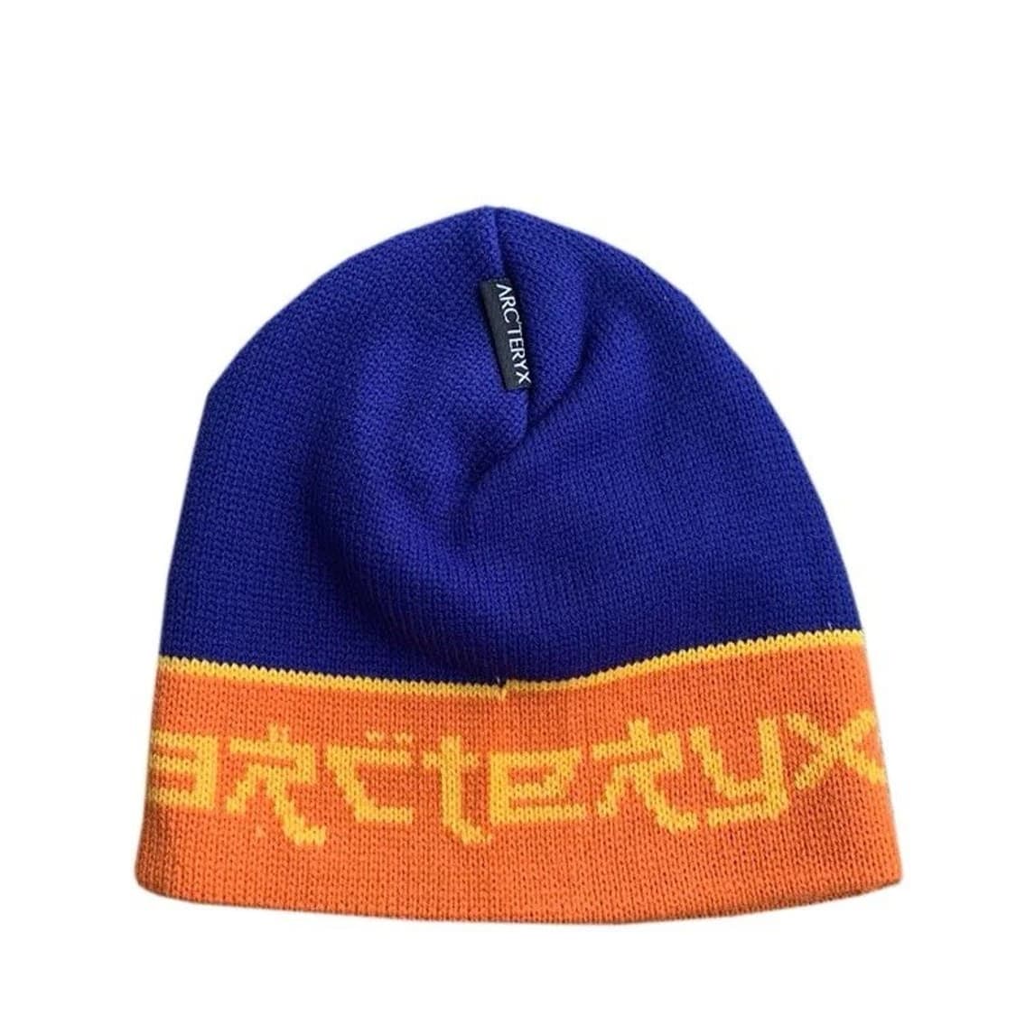 아크테릭스 재패니즈 로고 블루/오렌지 비니 상품이미지1