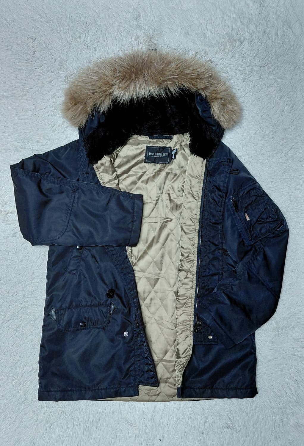 WORLD WIDE LOVE! N3B 야상 자켓 상품이미지3