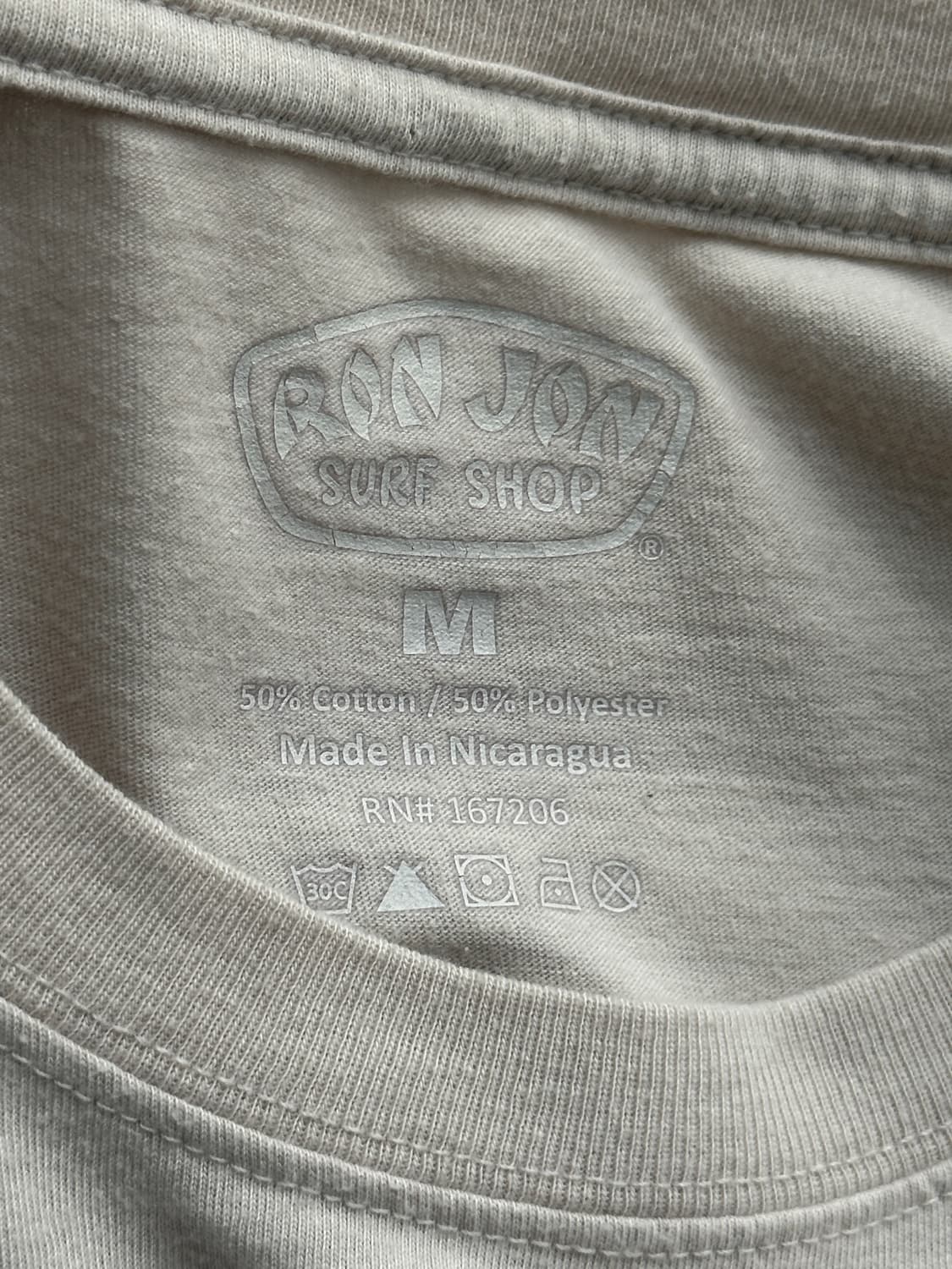 (Vintage) 론존 서프샵 니카라과산 오션시티 반팔 티셔츠 (M) 상품이미지5
