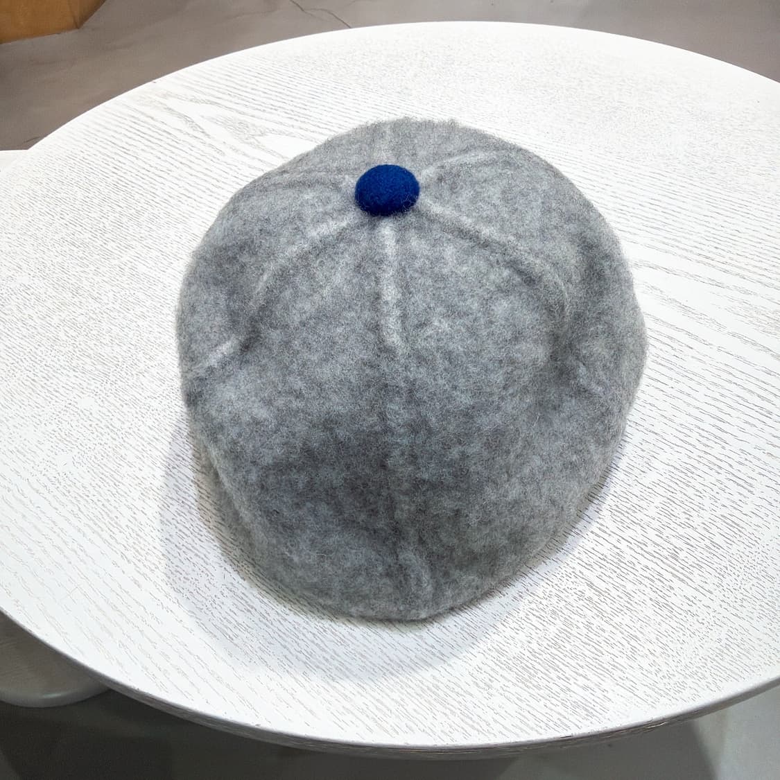 (정품/새상품) CA4LA 카시라 남성 그레이 블루 울 볼캡 상품이미지2