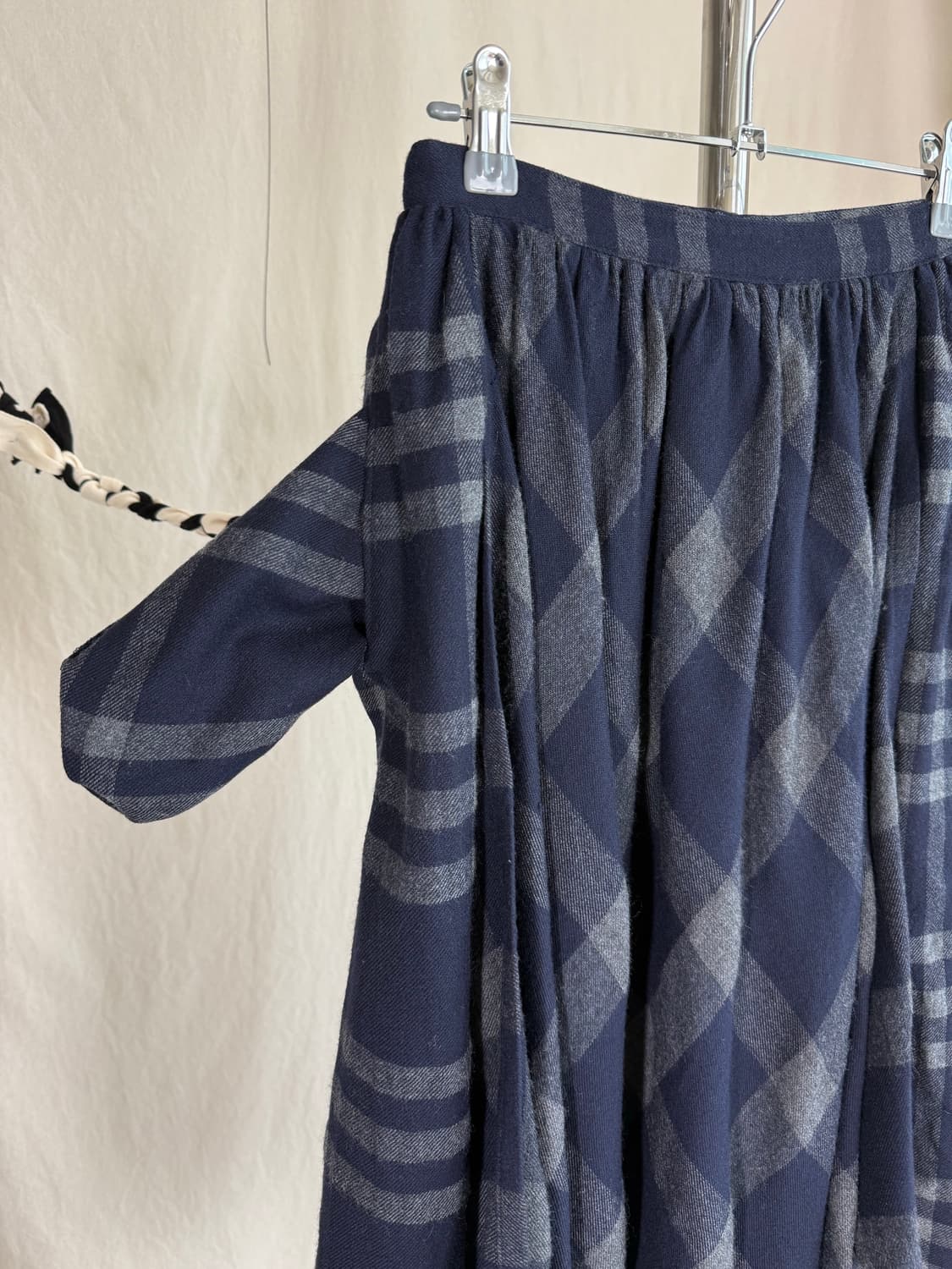 Comme des Garcons 체크 울 스커트 상품이미지7