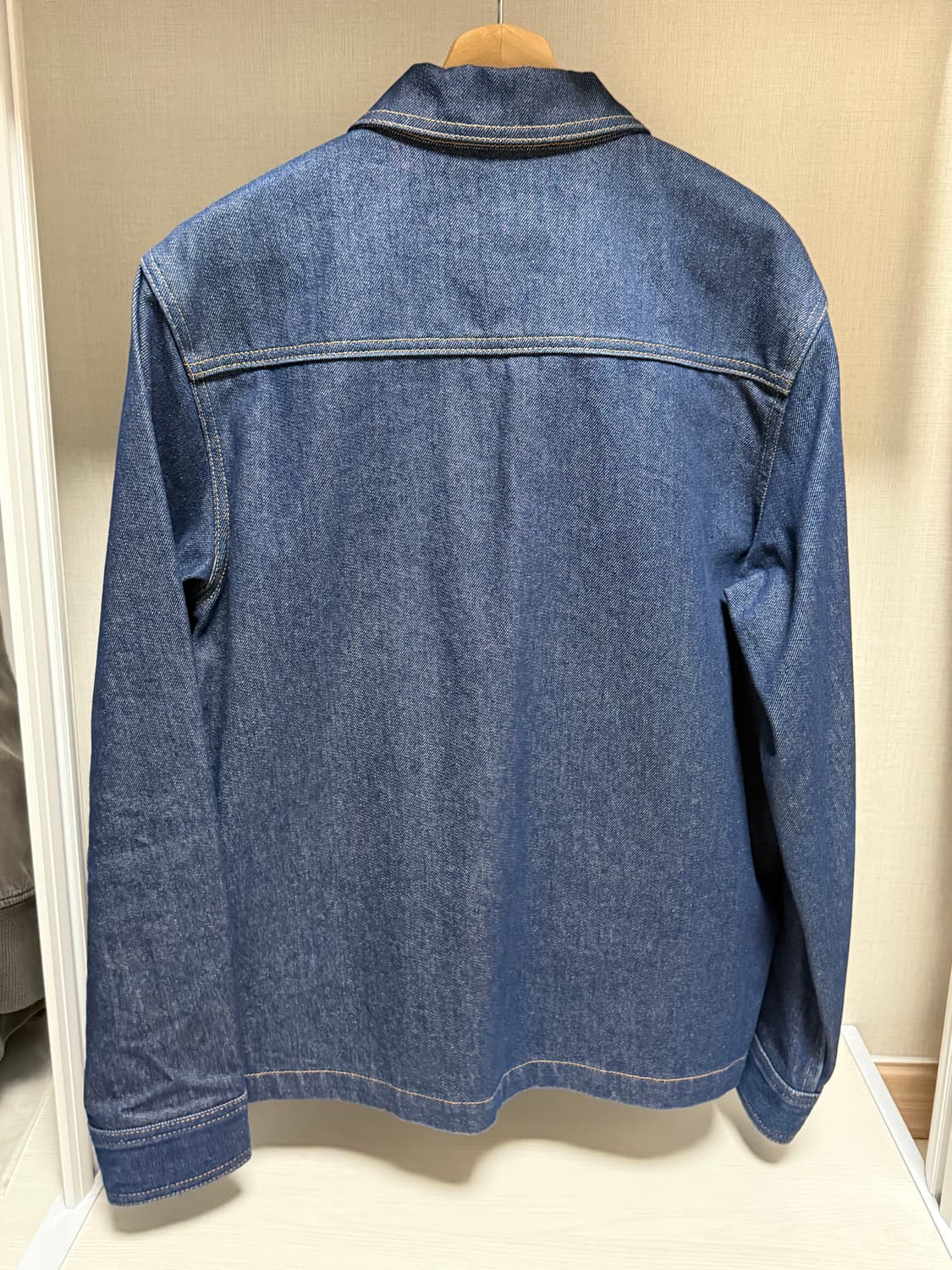 Stussy Denim Zip Up Work Shirts M 상품이미지4