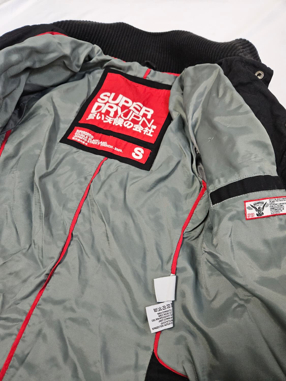 슈퍼드라이 일본 윈드치터 트렌치코트 올테크 자켓 S 상품이미지4