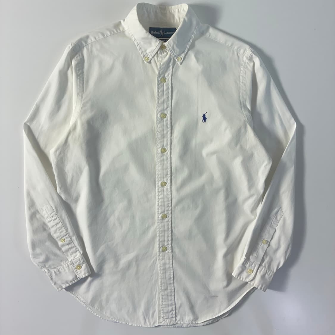 Polo 폴로 랄프로렌 화이트 솔리드 셔츠 상품이미지2