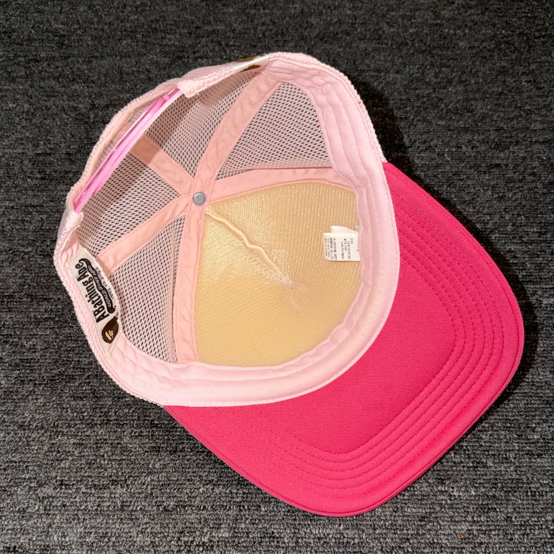 베이프 스타 메쉬 캡 핑크 상품이미지2