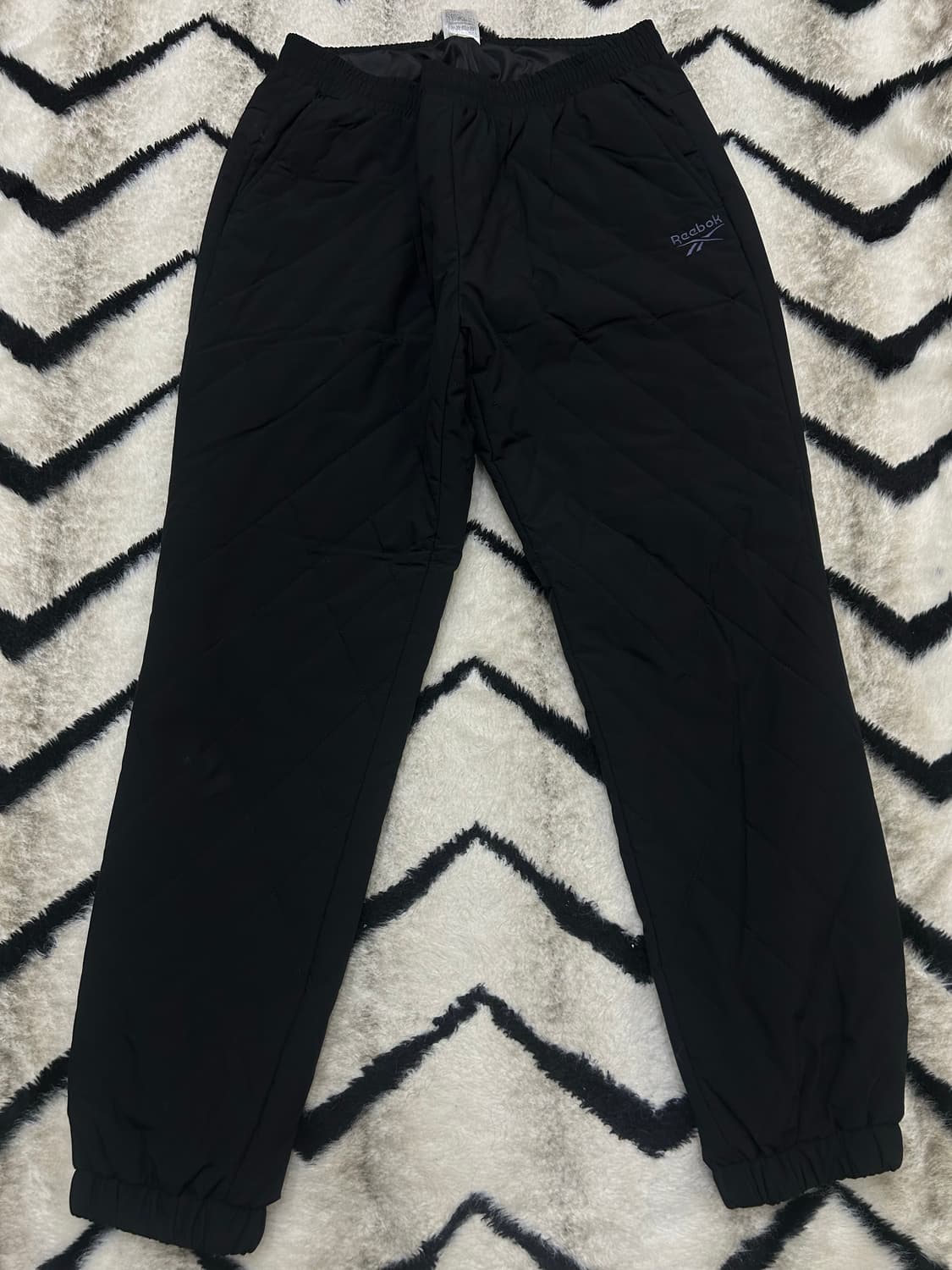 [2Xl]리복 웰톤 퀄팅 조거 팬츠/블랙 상품이미지2