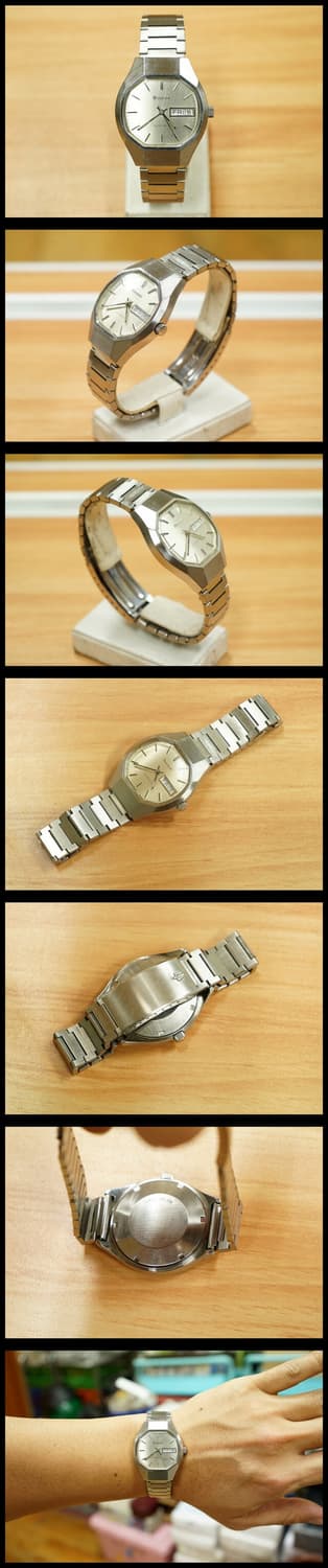 70s 부로바 토르토이즈 프레임 오토매틱 시계 상품이미지2