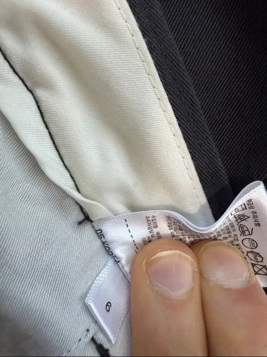 유니클로u 치노팬츠 그레이 색상 73사이즈 상품이미지2