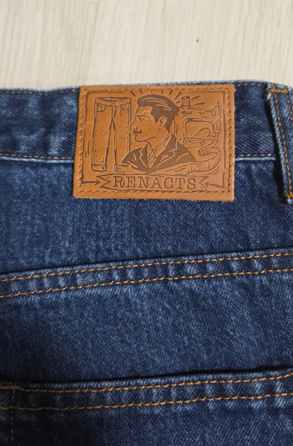 (착샷) 리넥츠 데님 팬츠 테일러드 스트레이트 상품이미지6