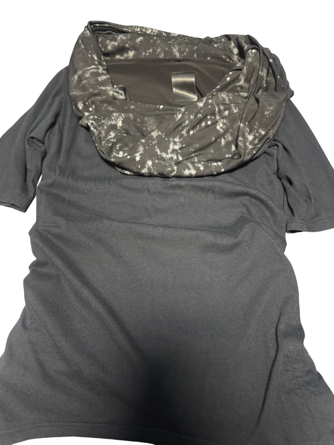 Midas Drape Design Black T-shirt 상품이미지2