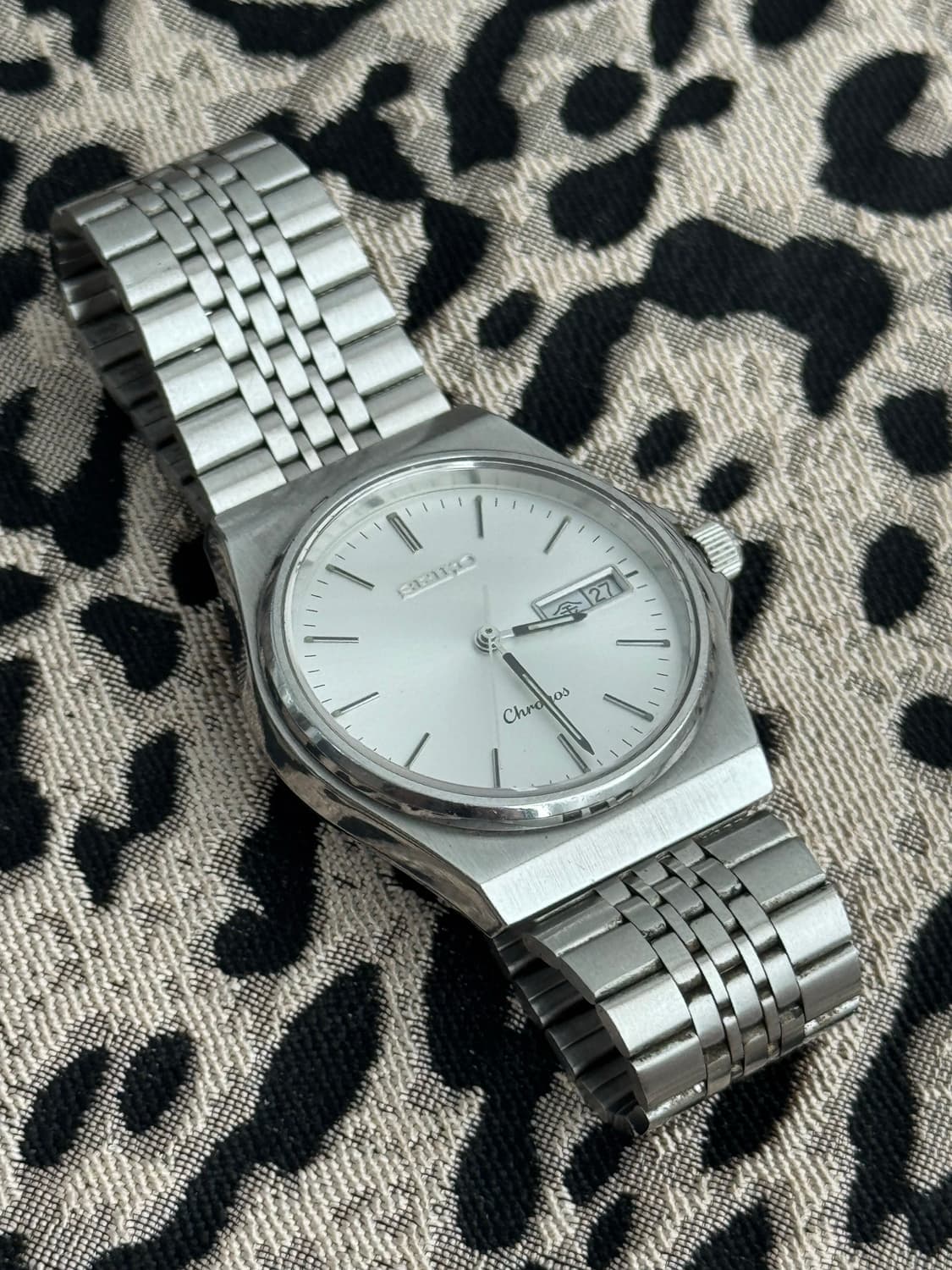 80s 빈티지 세이코 크로노스 쿼츠 상품이미지3