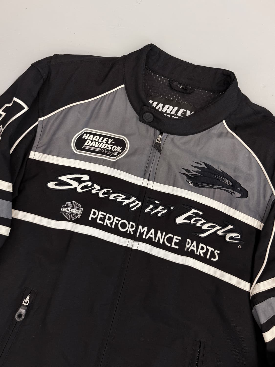 할리데이비슨 루즈핏 스크리밍 이글 레이싱 자켓 상품이미지4