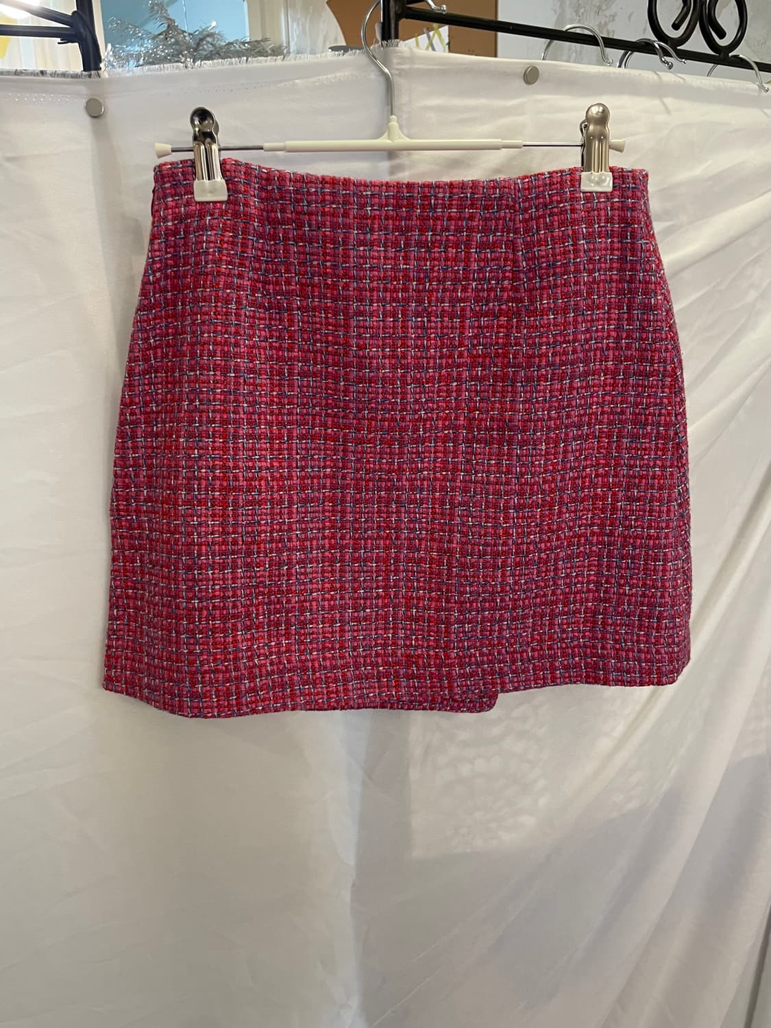 Maje 트위드 미니스커트 pink 상품이미지4