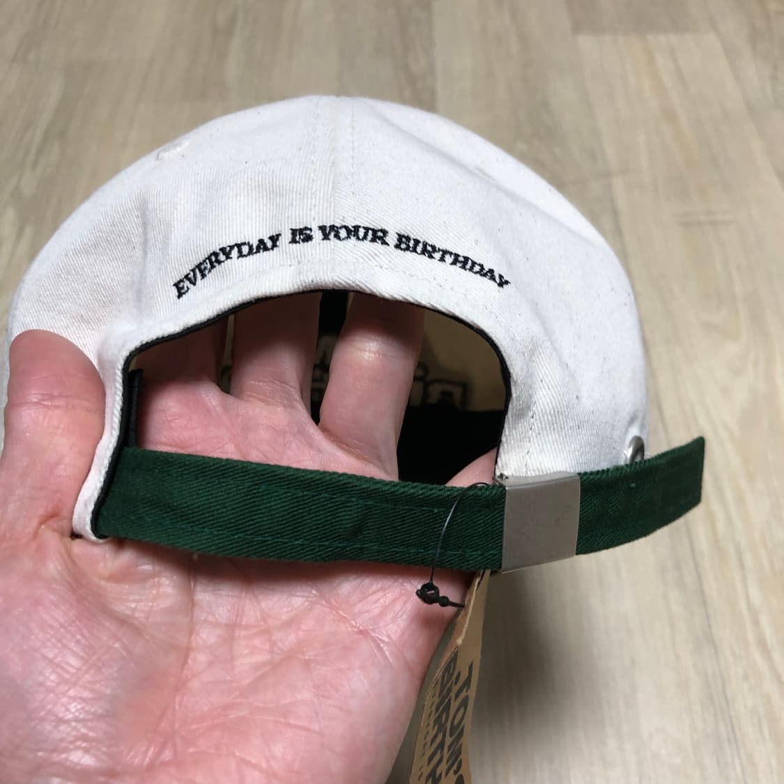 (ONE SIZE) 새상품 톰스 벌스데이 톰스 캡 믹스 그린 볼캡 모자 상품이미지4