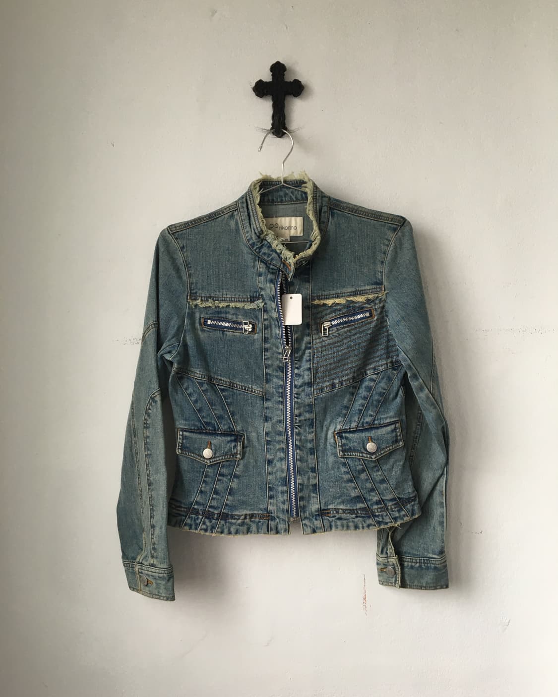 Grunge mood denim jacket 상품이미지1