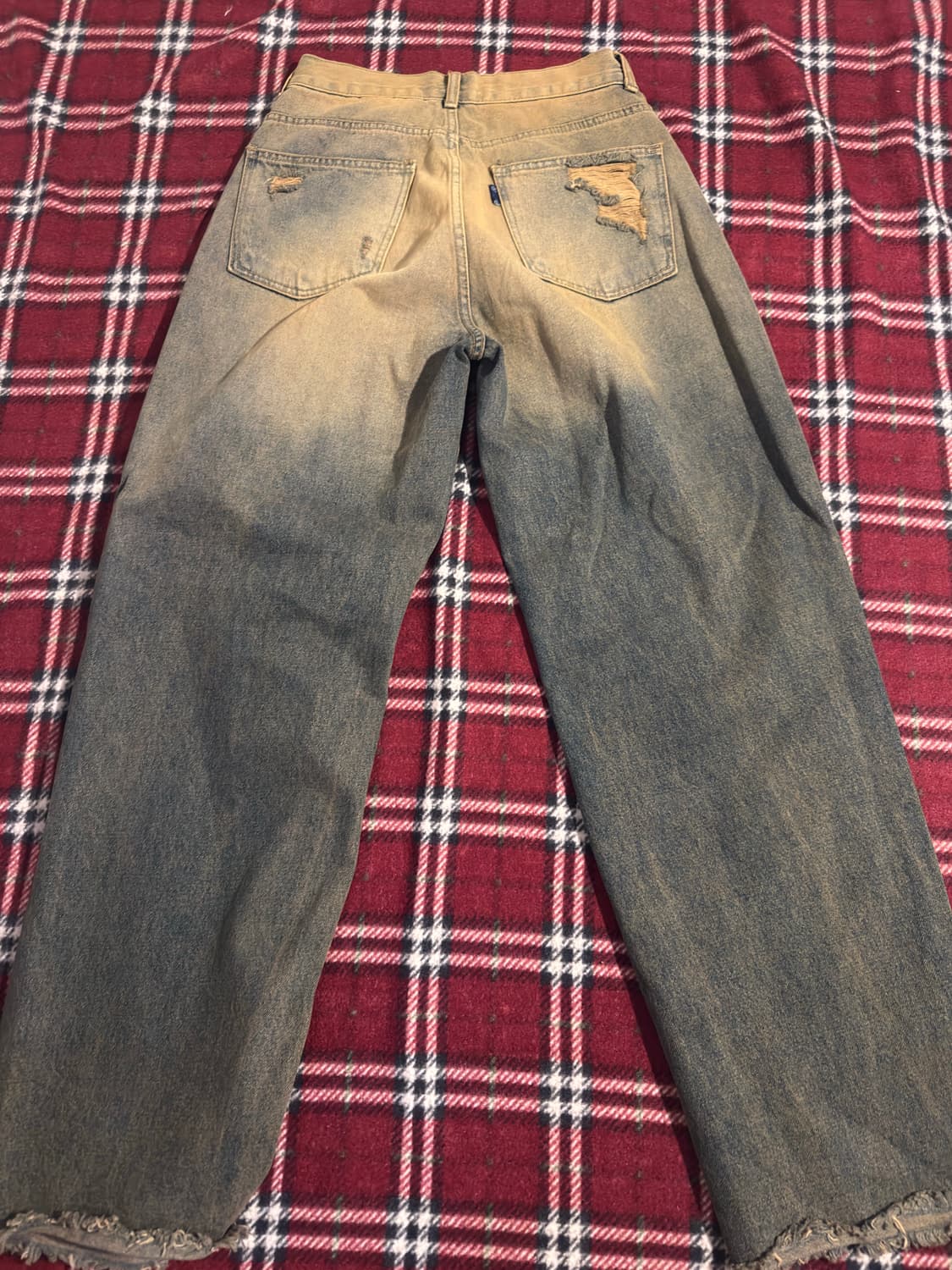 워싱 데미지 웨스턴 데님 상품이미지3