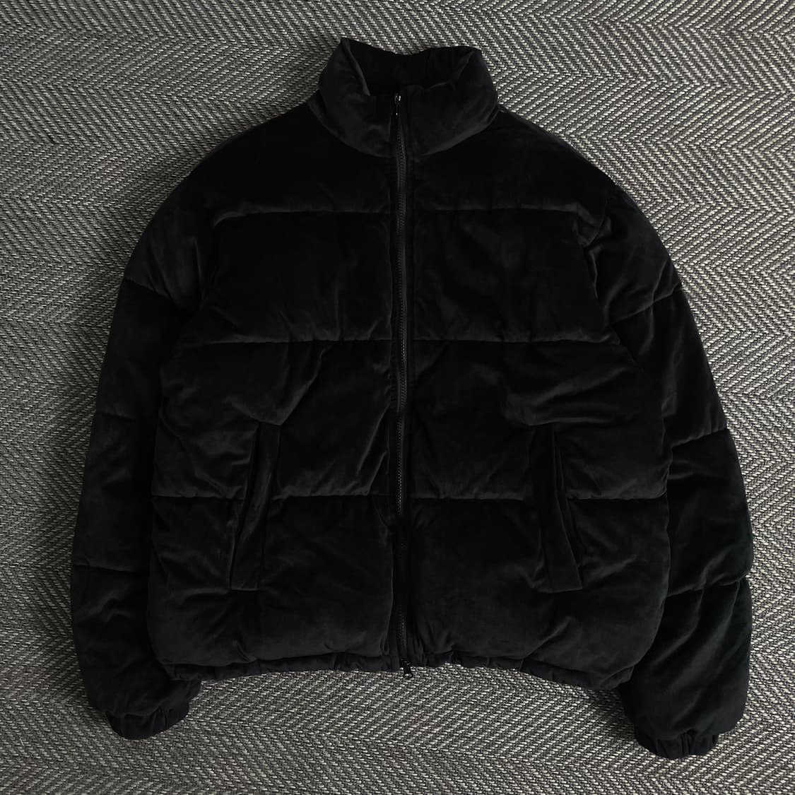 DAVID CEHN 빈티지 벨벳 푸퍼 패딩y 2982 상품이미지2