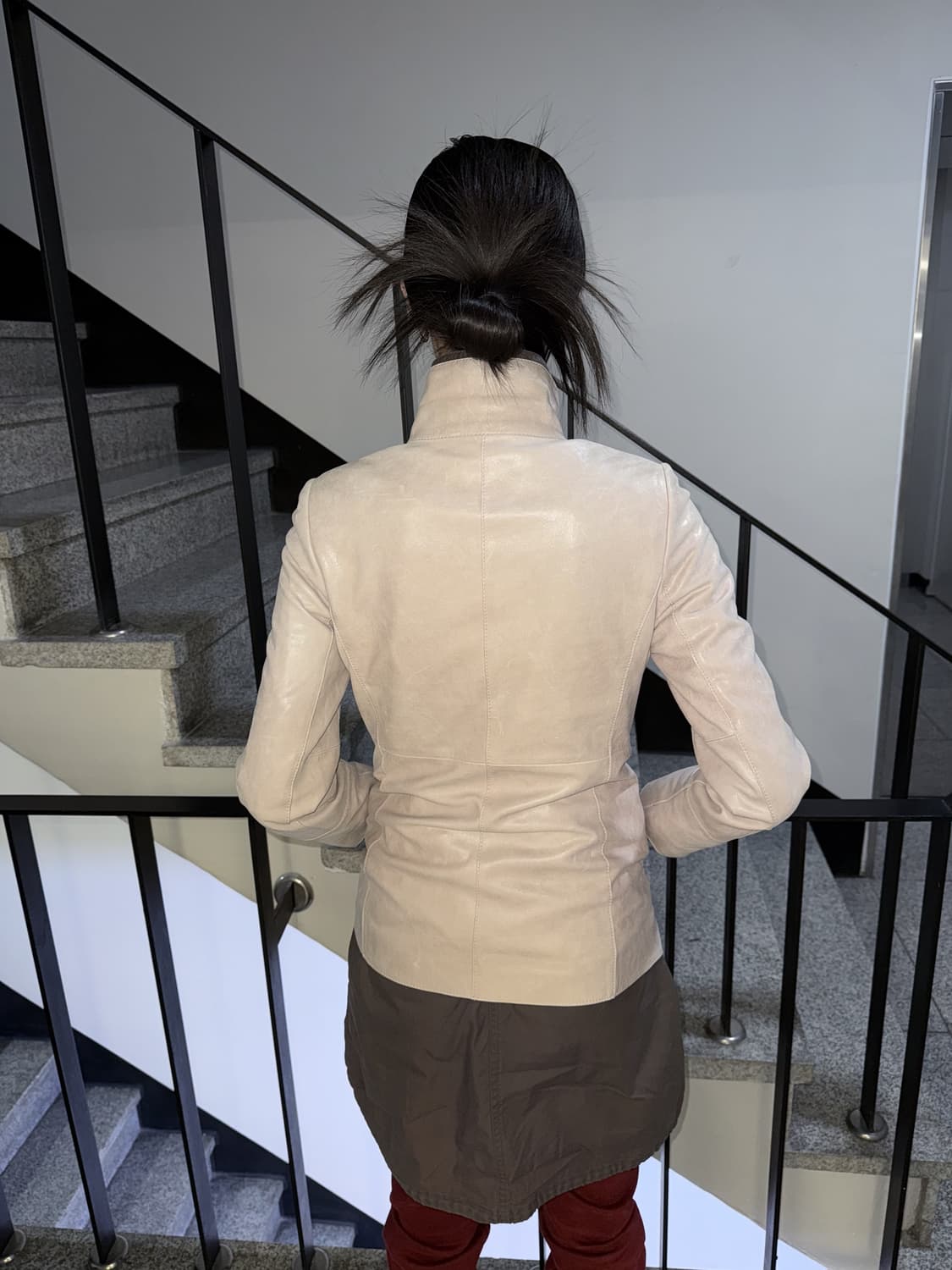 washed real leather jacket 상품이미지5