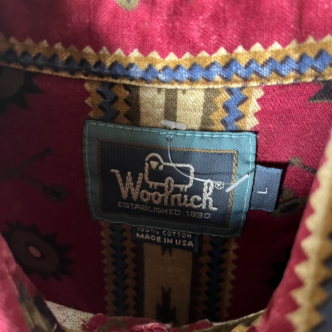 [Woolrich] 90's 울리치 웨스턴 패턴셔츠 상품이미지5