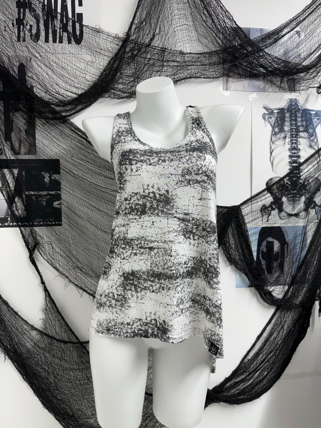 Grunge lace detailed sleeveless 상품이미지5