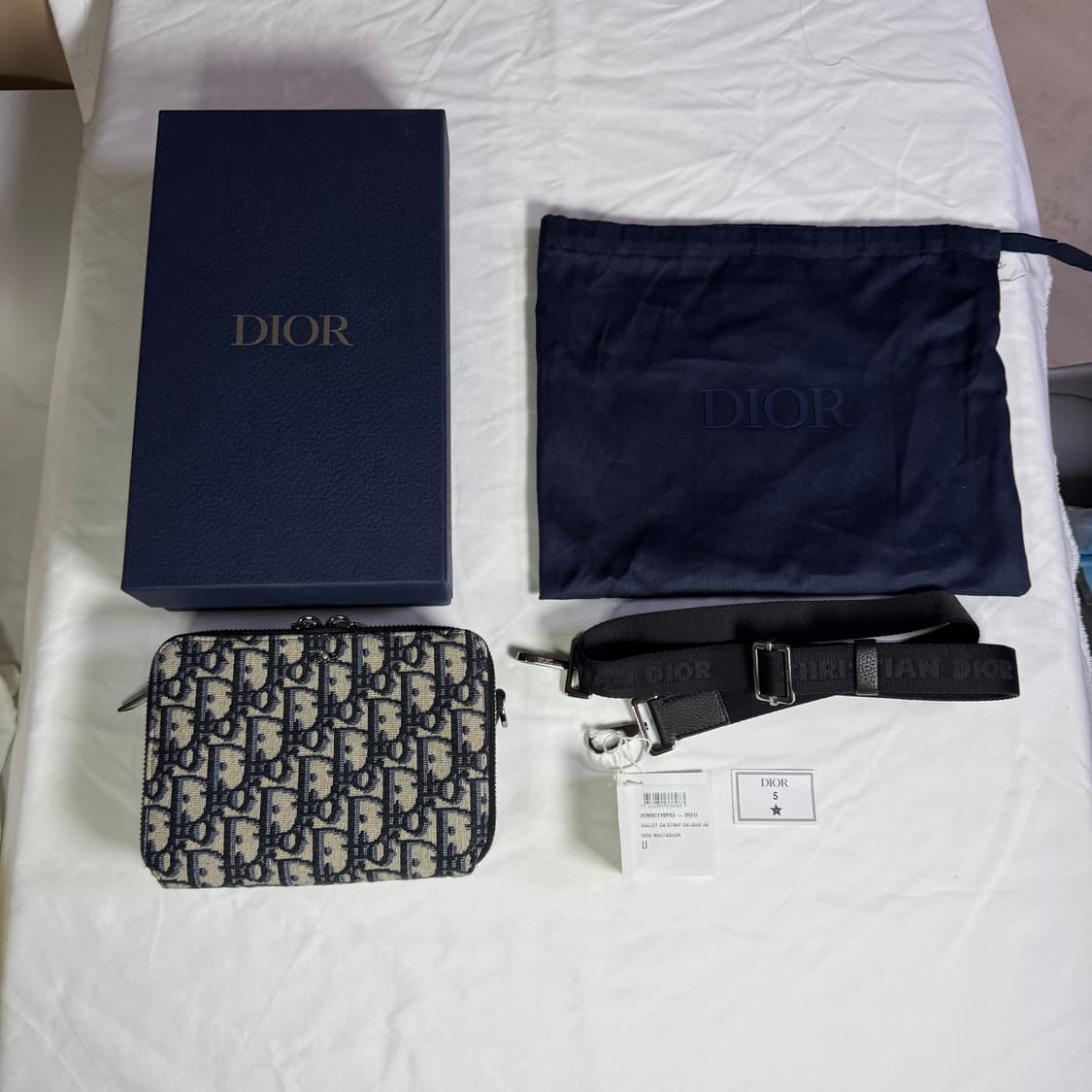 [풀구성] 디올 오블리크 숄더 스트랩 파우치 자카드 크로스백 상품이미지6