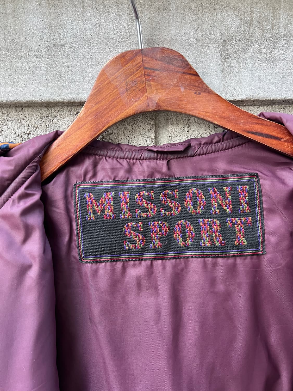 90s MISSONI SPORT CRAZY PATTERN 미쏘니자켓 상품이미지10