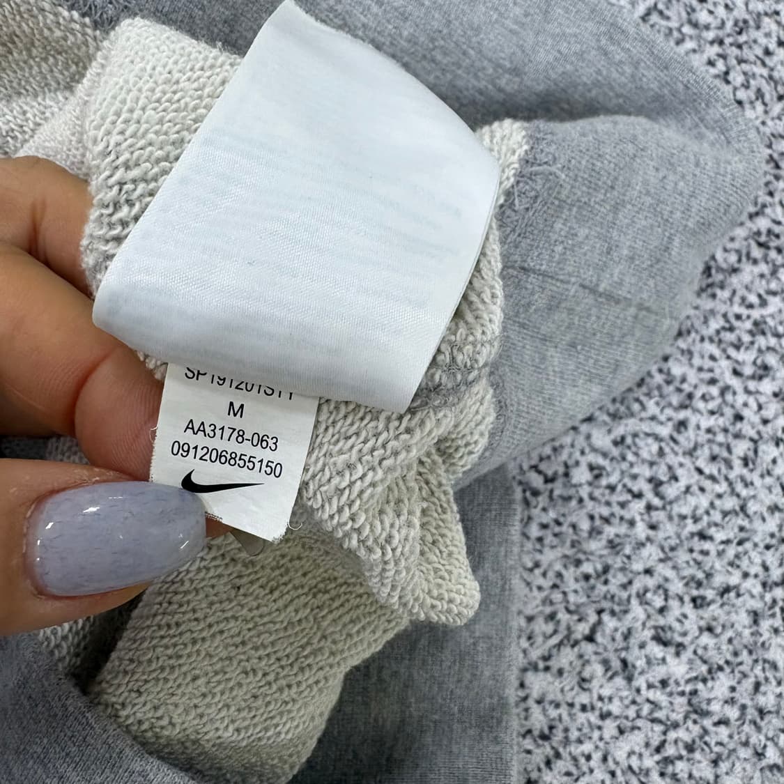 M 나이키 맨투맨 스우시 긴팔티 0312J 상품이미지5