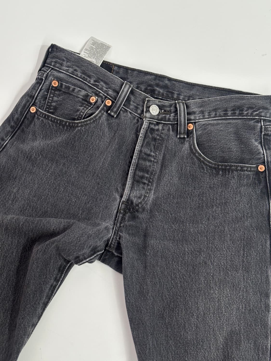 Levi’s 501 denim 리바이스 흑청 데님 30x32 상품이미지4