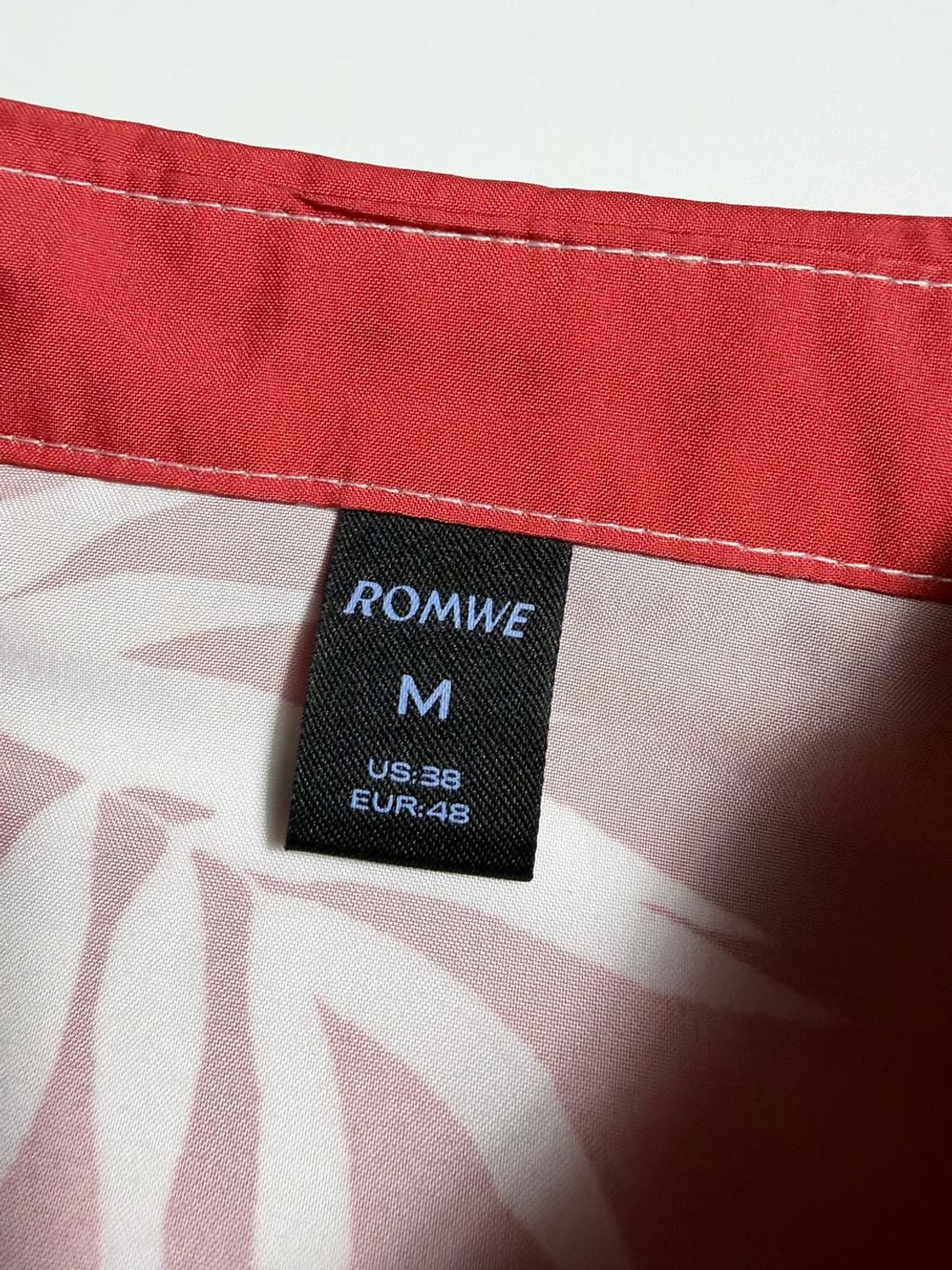 Selected 00's ROMWE 야자수패턴 하와이안 반팔셔츠R2391 상품이미지6
