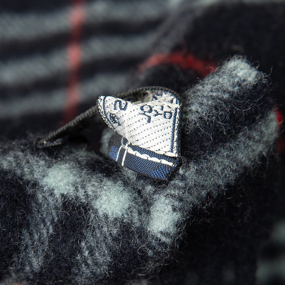 [정품] 90s 버버리 Burberrys 램스울 머플러 노바체크 네이비  상품이미지5