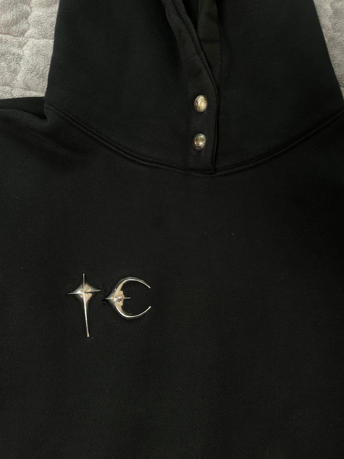 떠그클럽 후드 블랙 3사이즈 상품이미지3