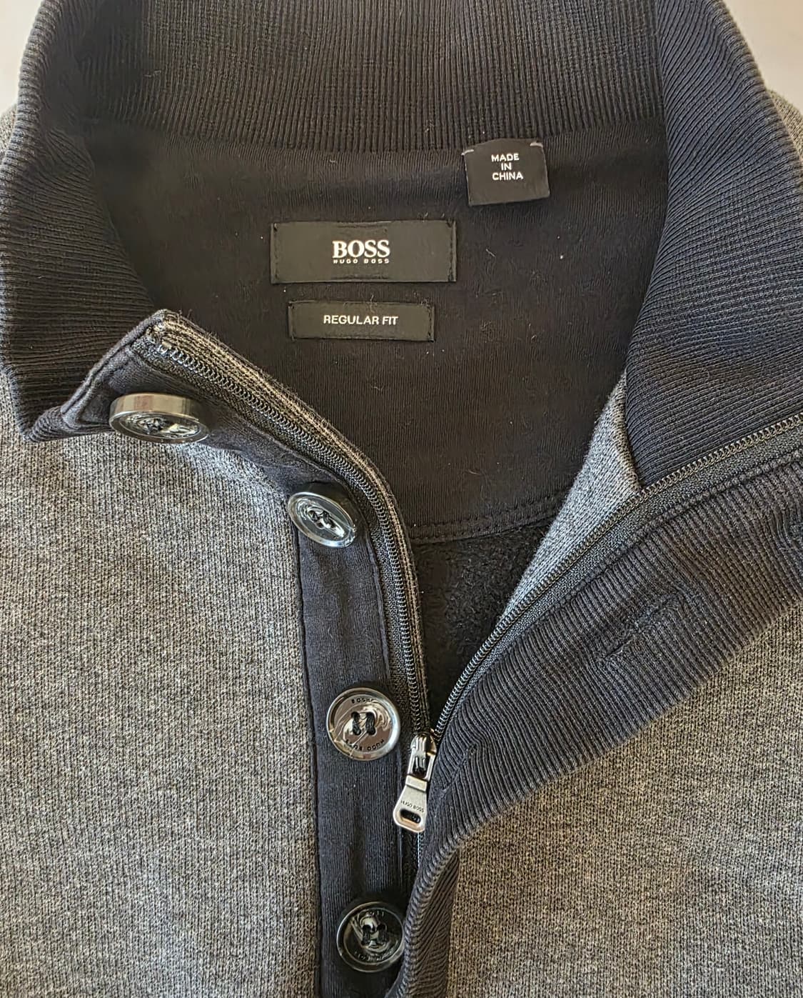 휴고보스(Hugo Boss) 반집업 폴라티 (XL) 100~105 상품이미지6