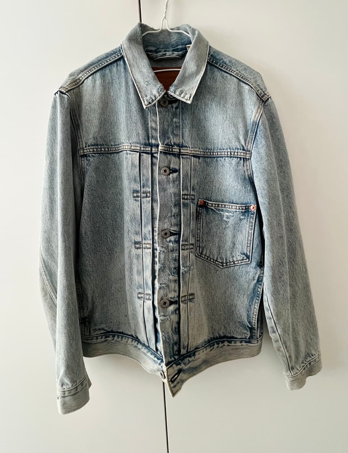 급처 <LEVIS>리바이스 타입1 복각 데님 워크자켓 S 리바이스 프리미 상품이미지1