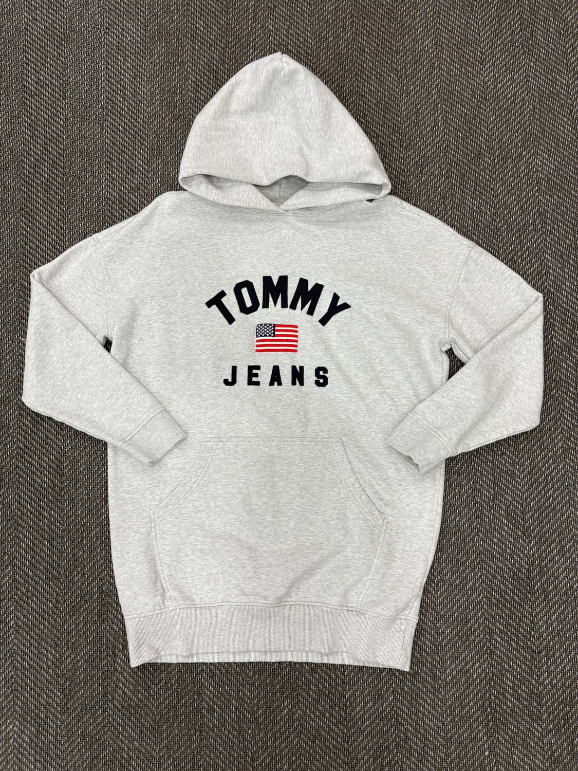 타미 후드 원피스 백멜란지 상품이미지1