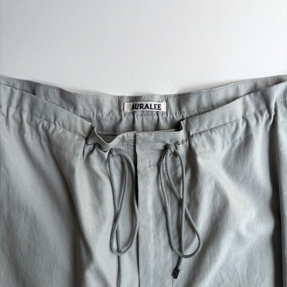 오라리 코튼 릴렉스 와이드 팬츠 상품이미지4