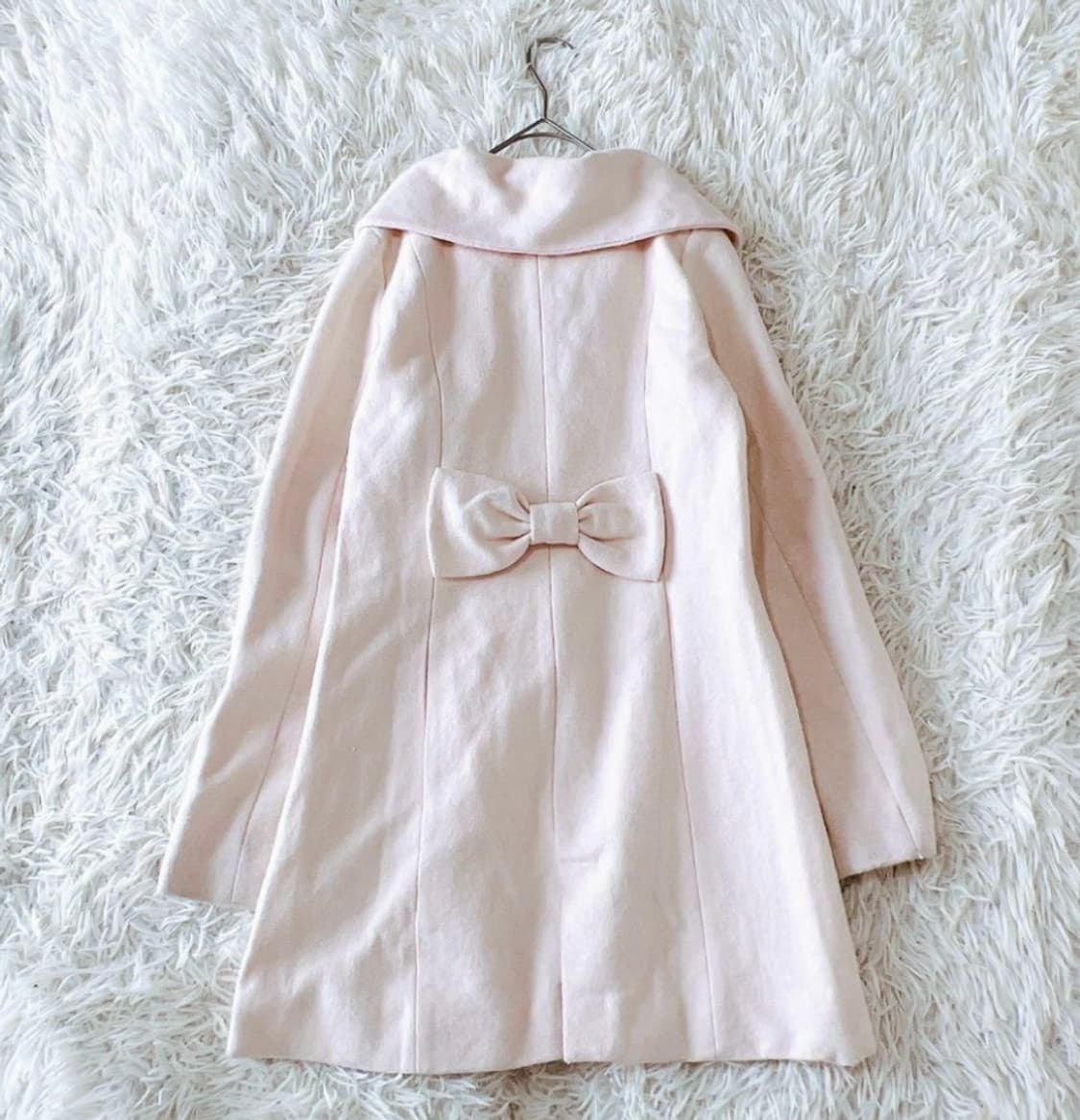 무드빈티지 리즈리사 리본 코트 로걀 상품이미지1