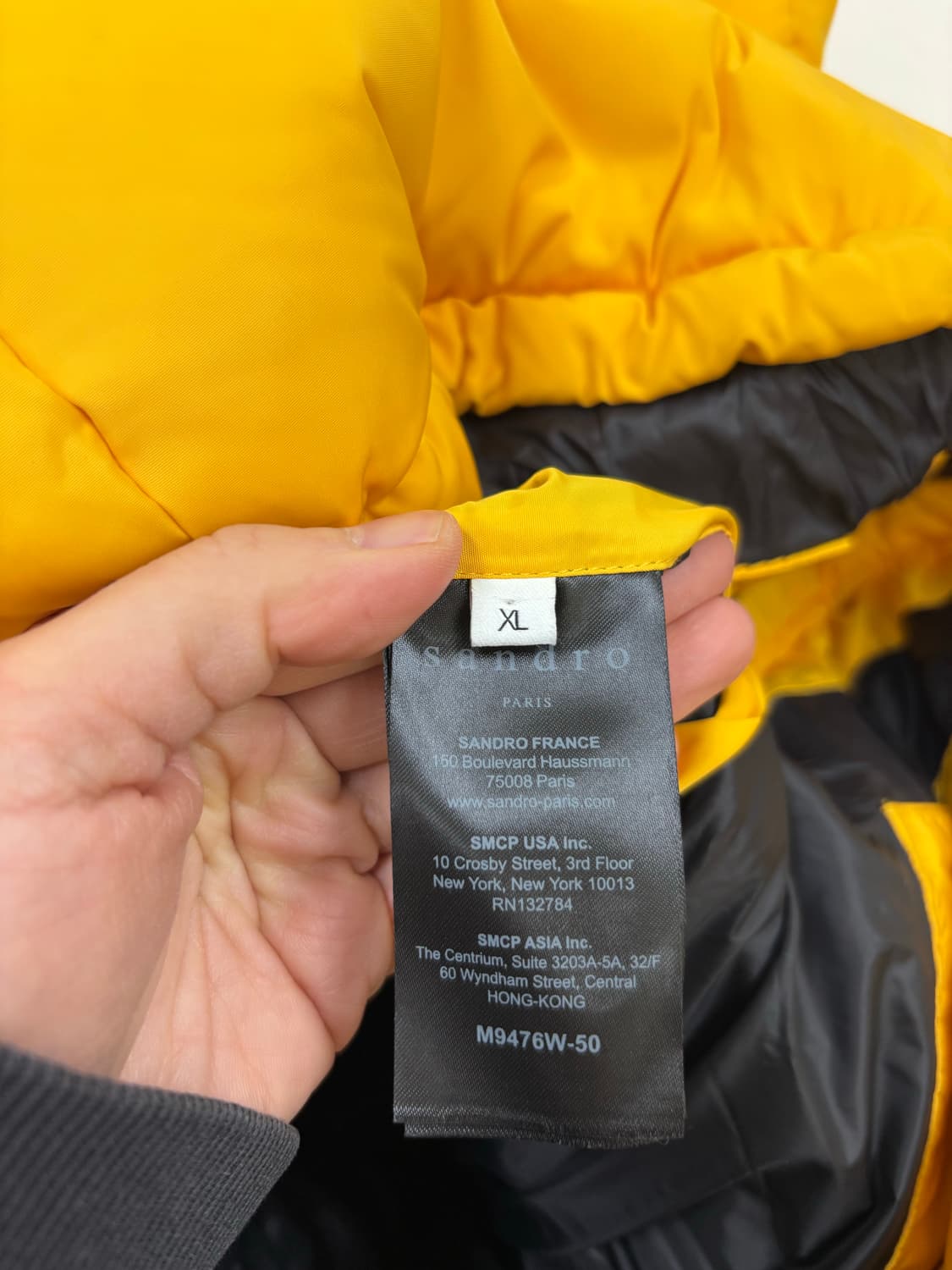 산드로 옴므  다운패딩 상품이미지8