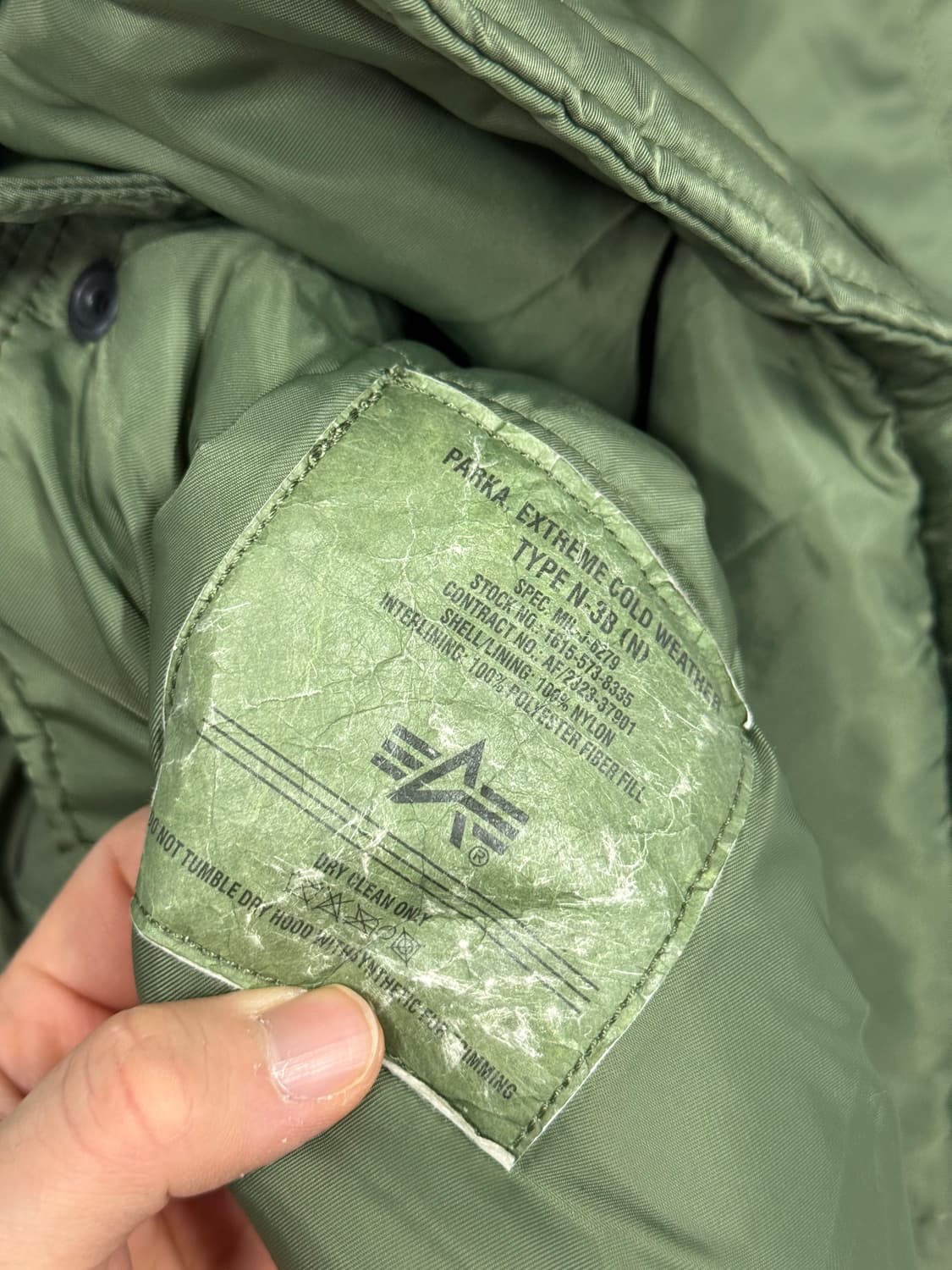 Alpha industries N3B Parka 상품이미지9