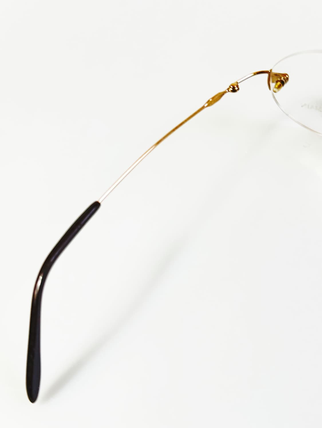 PIERRE BALMAIN 오벌 무테 골드 메탈 빈티지 안경 상품이미지7