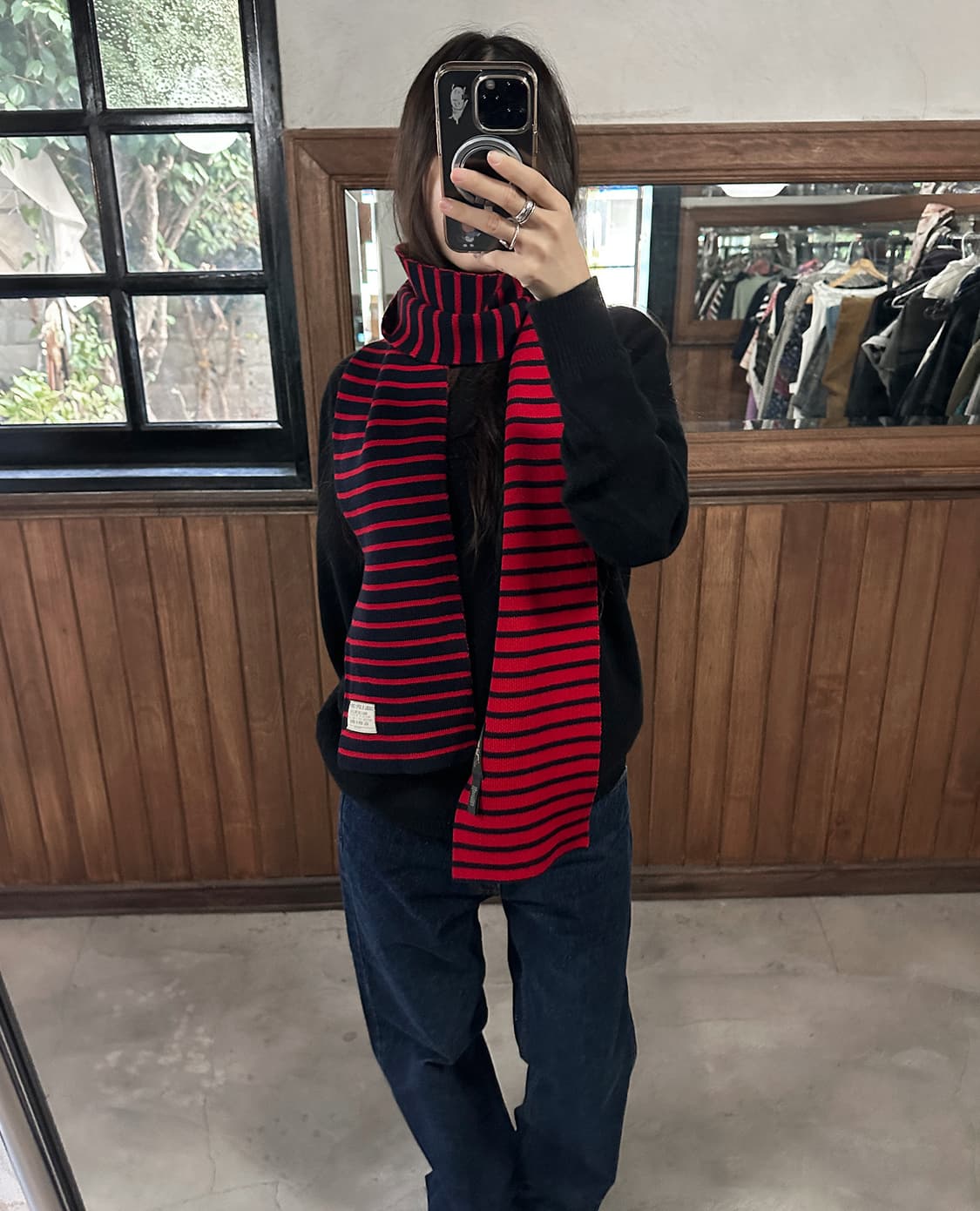 RRL heritage stripe knit muffler 상품이미지4