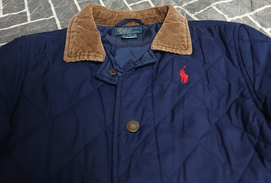 폴로랄프로렌 키즈 코듀로이 퀄팅 누빔 자켓 네이비 (7사이즈) 상품이미지2
