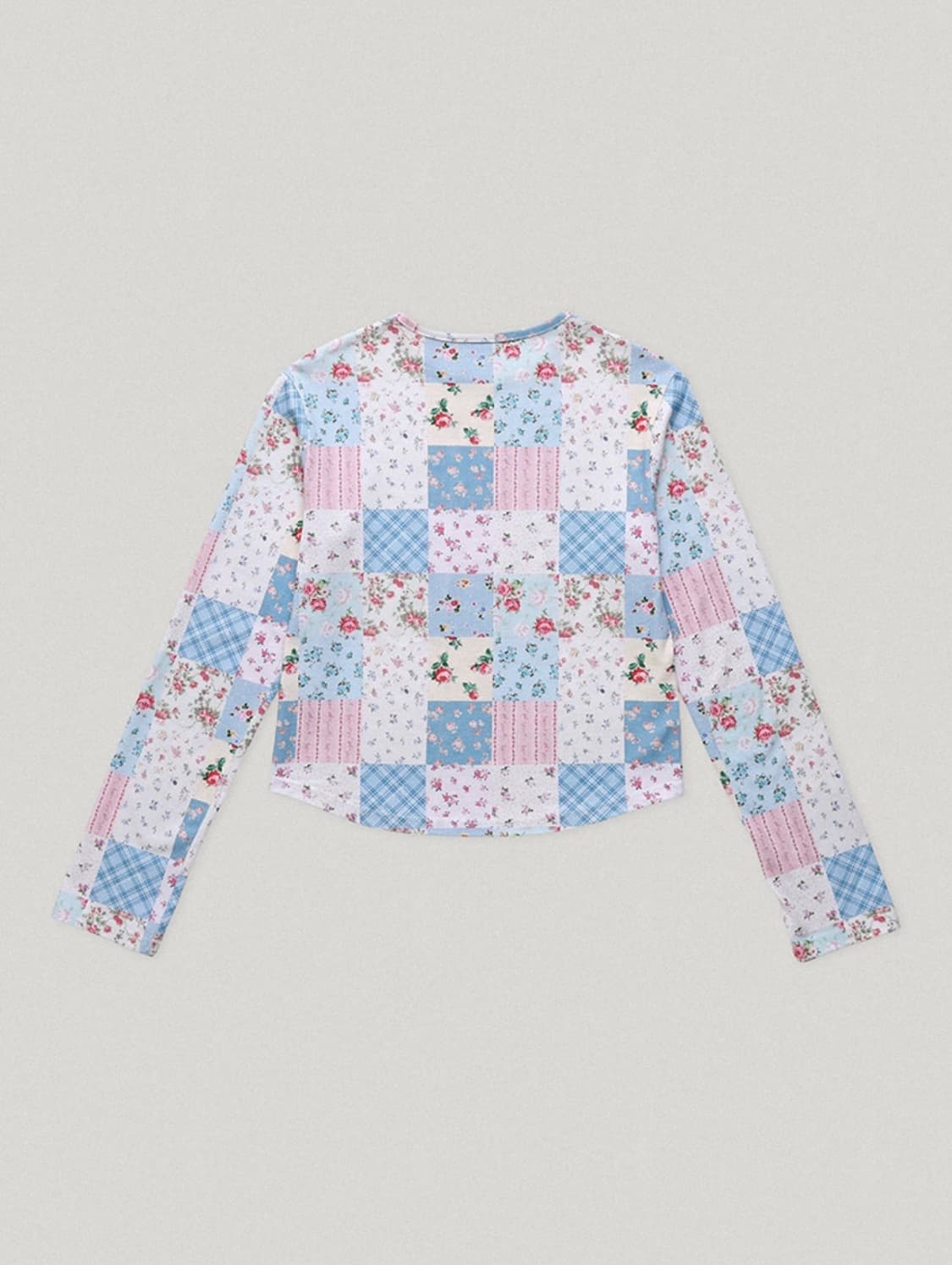 스무스무드 Shalott Floral Patchwork Tee 상품이미지2