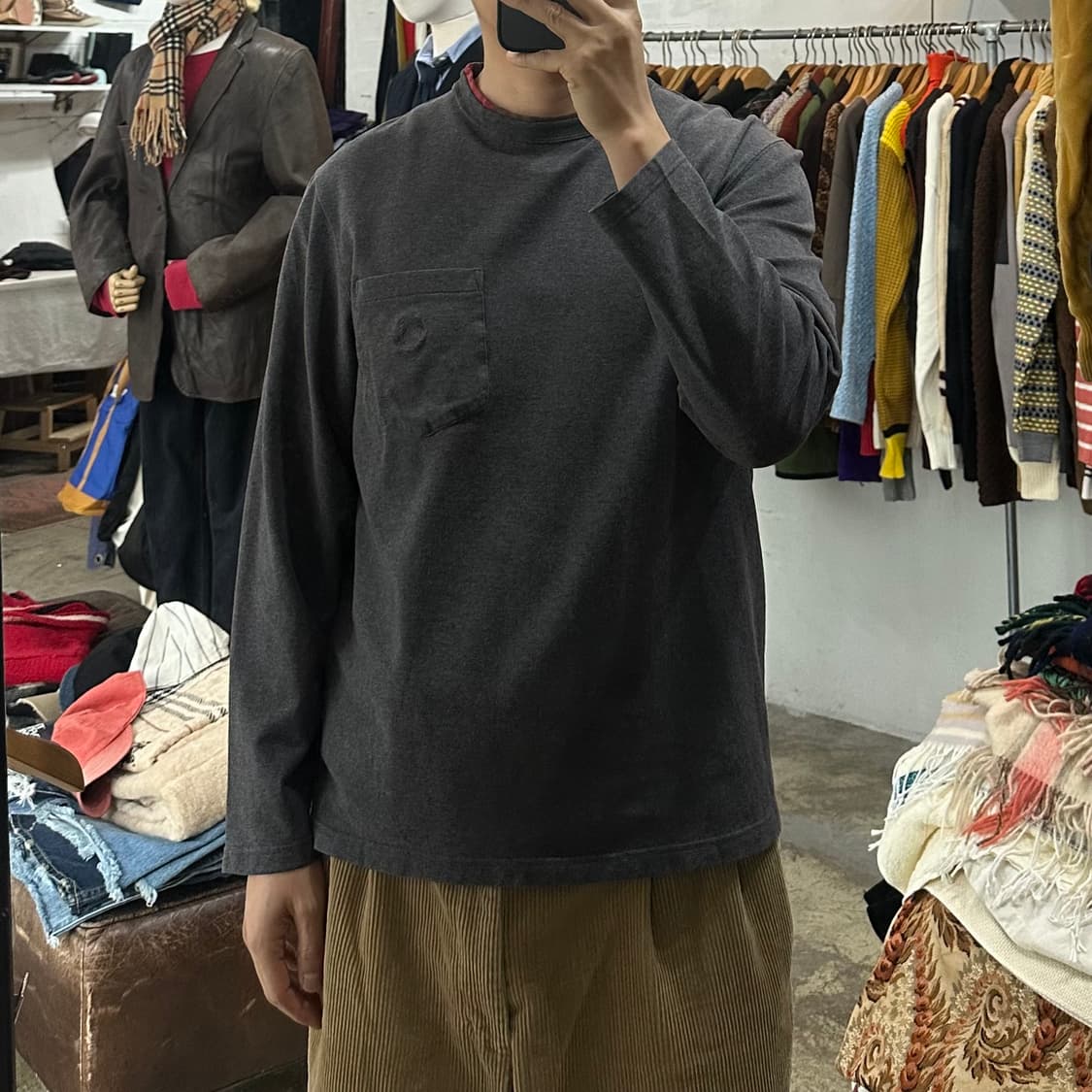 (착용컷) CHAPS 랄프로렌 포켓 티셔츠 (남성용 100) 상품이미지3