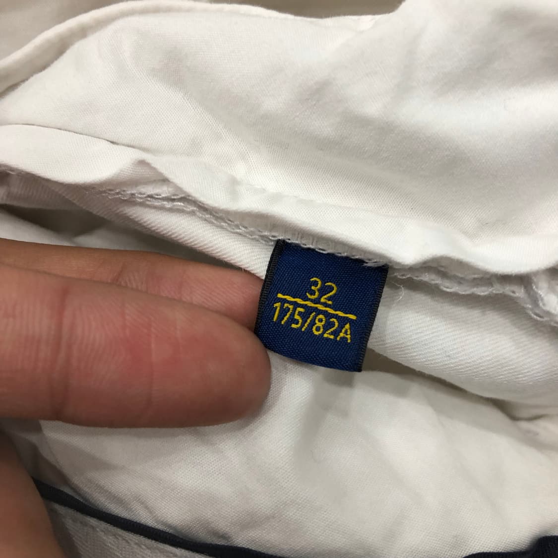 32 폴로 랄프로렌 피마 코튼 화이트 코튼 반바지 상품이미지6