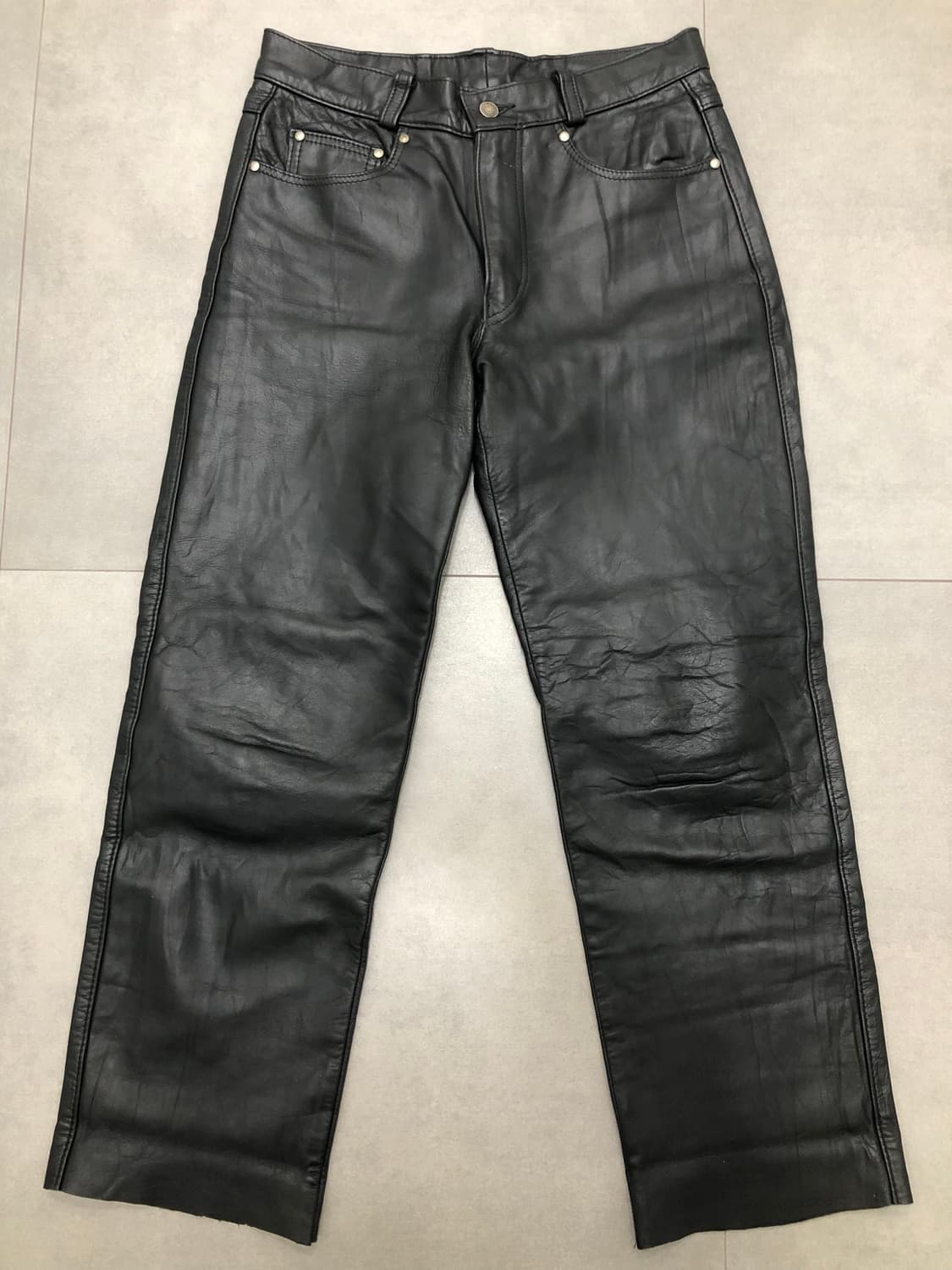 schott 쇼트 미국 usa 레더 팬츠 가죽 바지 32 상품이미지1
